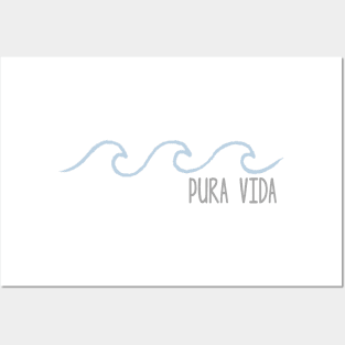 Pura Vida Wave Posters and Art